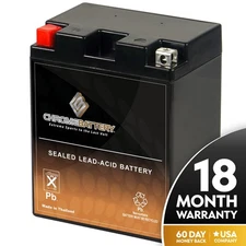 YTX14AH-BS UTV Battery for Kawasaki 400cc KAF400 Mule 600, 610 ('05-16) Mule SX