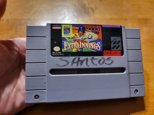 Super Nintendo SNES Extra Innings Baseball CARTRIDGE ONLY UNTESTED AS IS