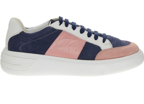 geox blue trainers