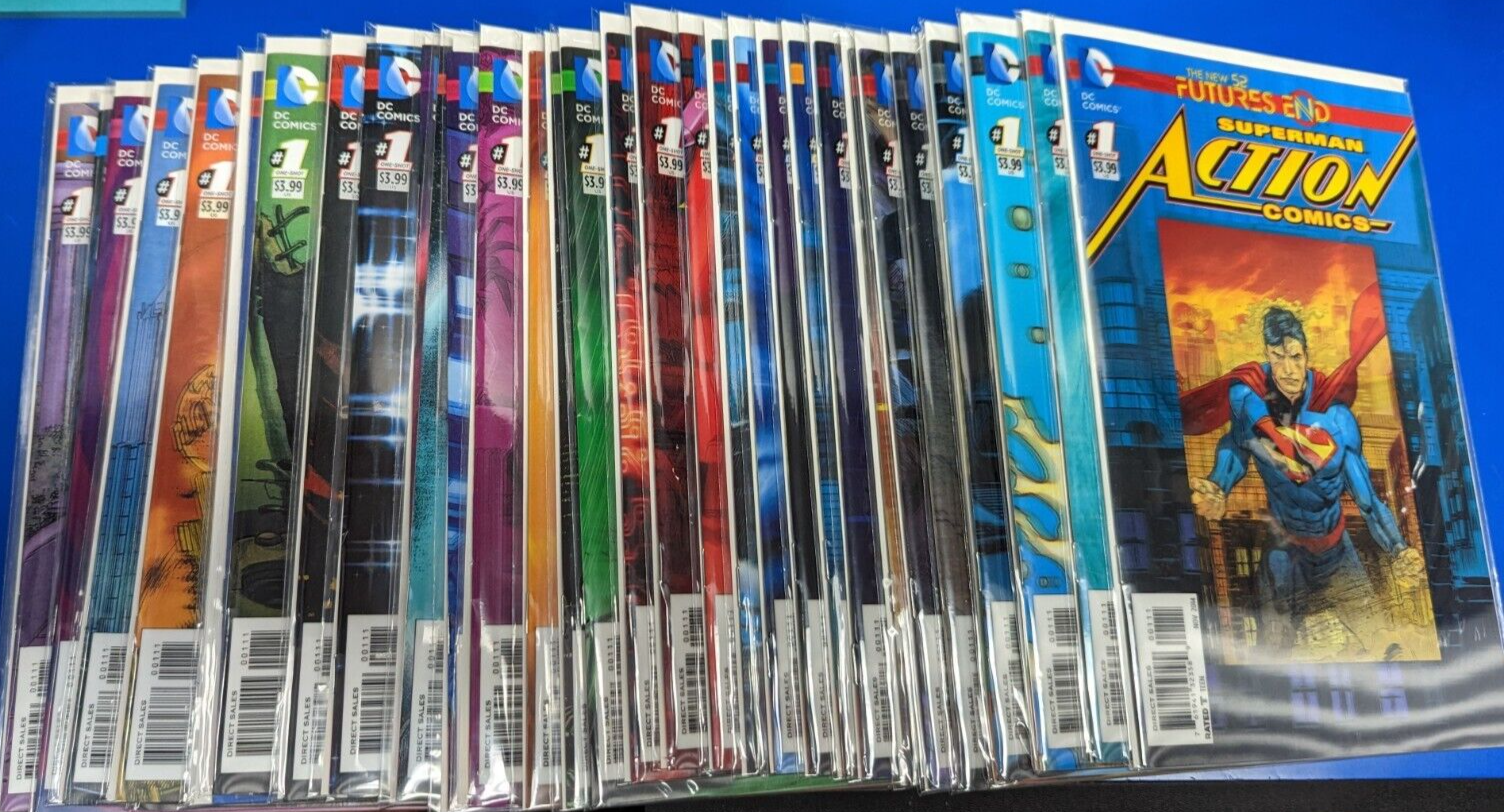 DC NEW 52 FUTURES END COMPLETE SET 3D LENTICULAR COVERS VF/NM 39 BOOKS ...