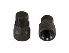 Bike Pedals Extenders 19mm 9/16 to 1/2 Black.