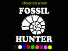 Fossil Hunter Ammonite Prehistoric Decal Laptop Car Window CHOOSE SIZE COLOR