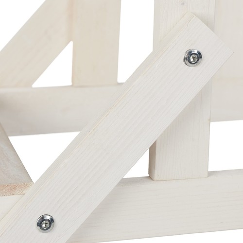 Blumentreppe aus Holz 3 Stufen mit 5 Ablagen Shabby Chic innen HBT 83 x 83 x ... - Picture 7 of 7