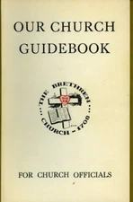 Our Church Guidebook by A. T. Ronk 1964 softcover Brethren Church Ashland OH