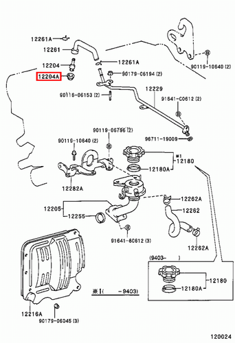 Genuine Hilux RZN149 RZN148 RZN147 RZN142 1R 2RZ 3RZ PCV Valve Rubber Grommet x2 - Picture 10 of 20