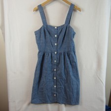 J crew Women's Dress Chambray Button-front Tank 6
