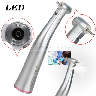 Dental 1:5 Optic LED Contra Angle Increasing Handpiece Fit Electric Motor