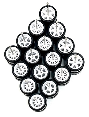 Cerchi Real Rider Wheels Pneumatici In Gomma Scala 1/64 Per - Foto 2