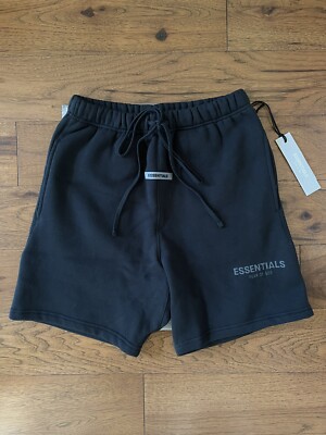 Fear of God Essentials Sweat Shorts 3M Logo Stretch Limo SS21 Size