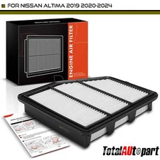 New Engine Air Filter for Nissan Altima 2019 2020 2021 2022 2023 2024 2.0L Front
