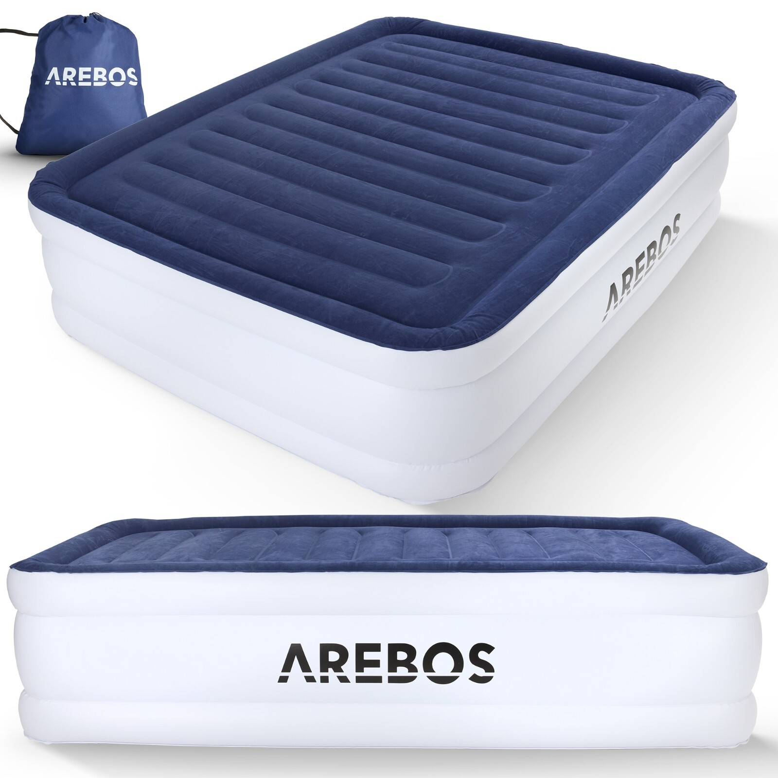 AREBOS Colchón Aire Autohinchable Cama de invitados Colchón Hinchable con Bomba