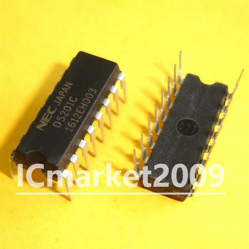 5 PCS UPD5201C DIP-16 D5201C C-MOS Quad SPST Analog Switch Chip IC - Imagen 1 de 1