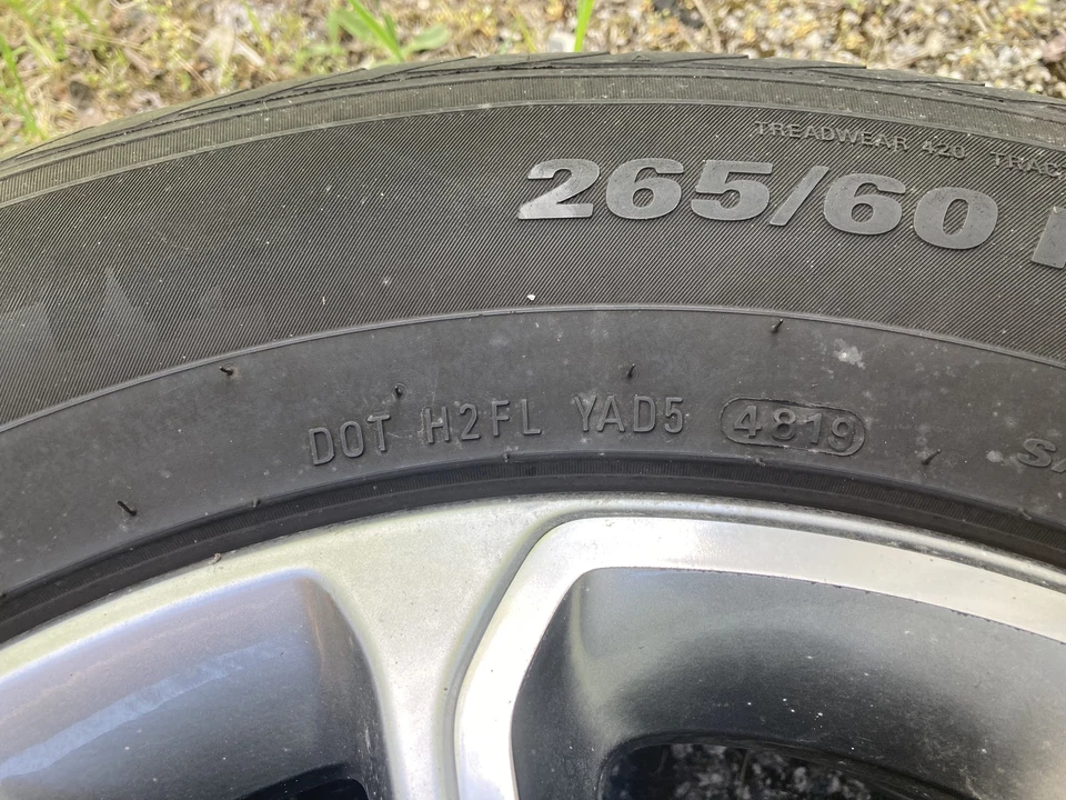 4x 265/60R18 110H 110V KUMHO CRUGEN AUF 8x18 ALUFELGEN JEEP GRAND CHEROKEE WK2 ! - Bild 4 von 4