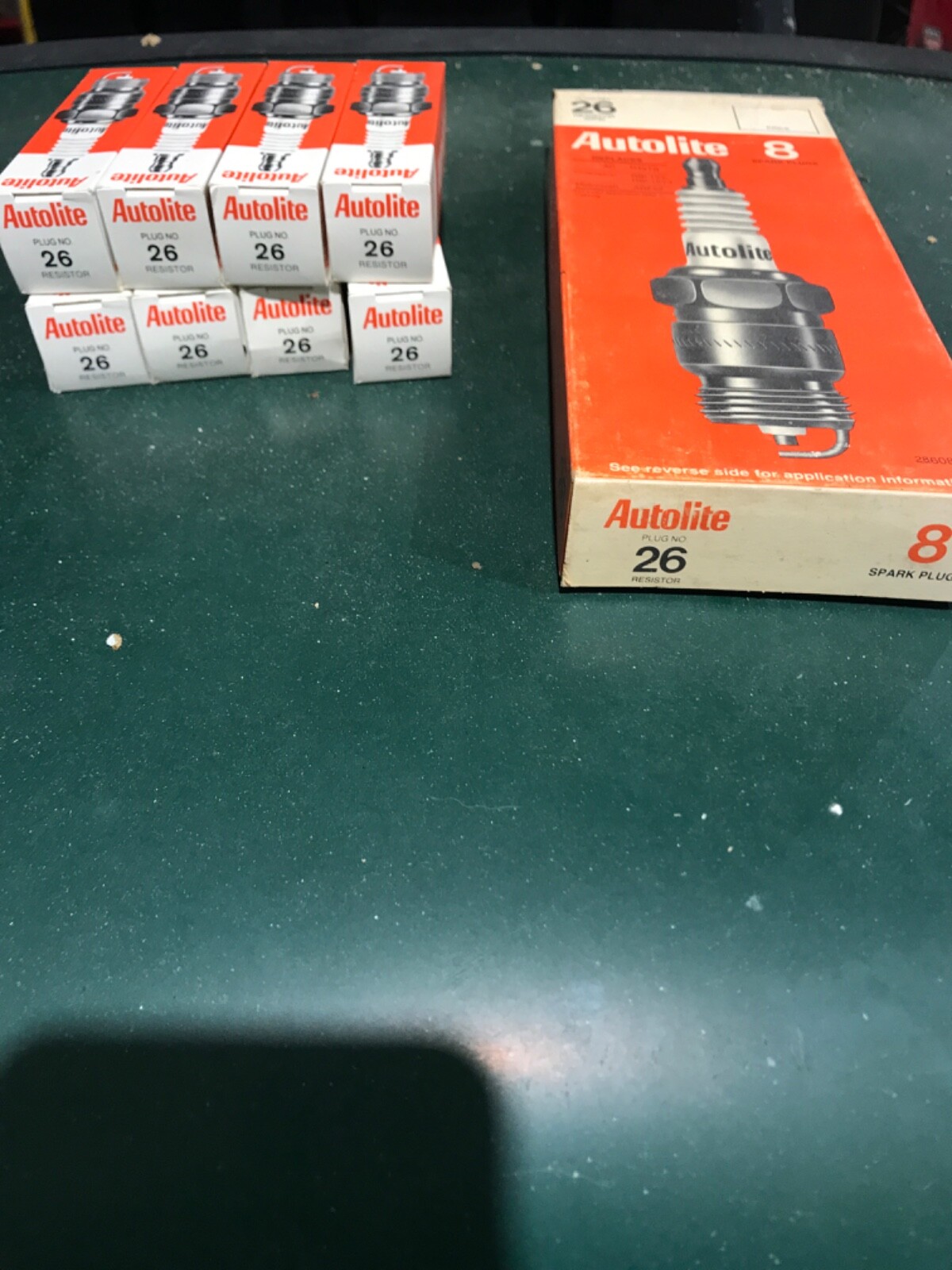 Autolite 26 Spark Plug Lot of 8 New NOS