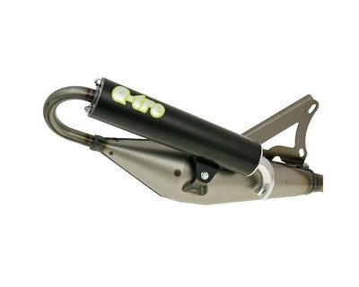 TECNIGAS Next R Auspuff Euro 2 - Für Roller Tuning, Schwarzer Endschalldämpfer