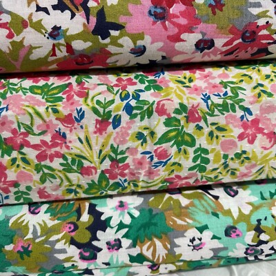 Baumwolle Popeline Stoff Floral Ditsy Rose Kleid Handarbeit Quilten 58'' breit