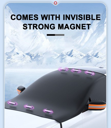 Windsheld Snow Cover Snow Ice Shield Sun Protection For Car Windscreen Windows - Picture 6 of 16