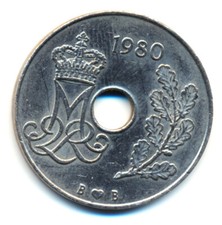 25 OERE D&auml;nemark 1980