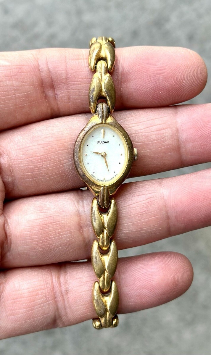 Vintage Pulsar Stainless Steel + Base Metal Mov't Japan V400-5850