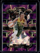2024 Panini Select WNBA - Concourse Jewell Loyd #6 Purple Ice Prizm /149