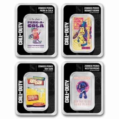 #ad 1 oz Silver Call of Duty™ Zombie Perks Bar Mystery Pack $114.18