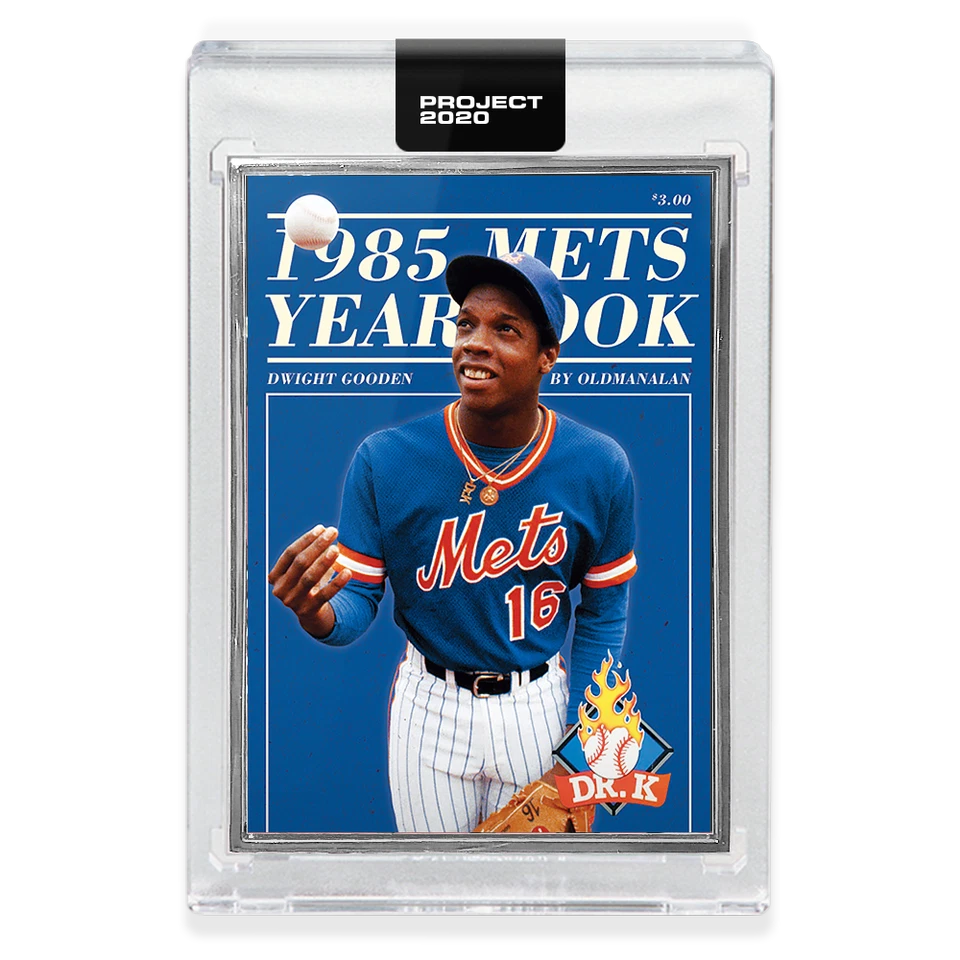 Topps PROJECT 2020 #284 - 1985 Dwight Gooden by Oldmanalan Artist Proof 12/20 - Image 3 of 3