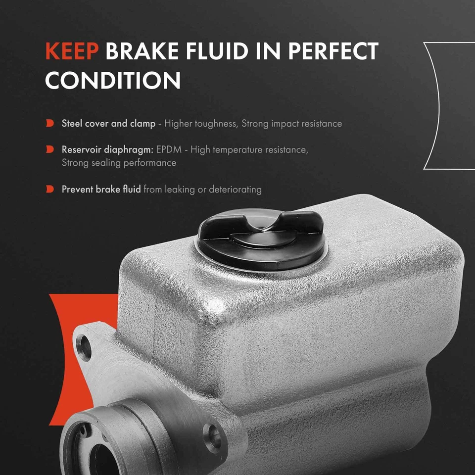 Nuevo cilindro maestro de freno con depósito para Dodge M300 1969-1970 2914462 1,5 pulgadas Foto 4 de 4