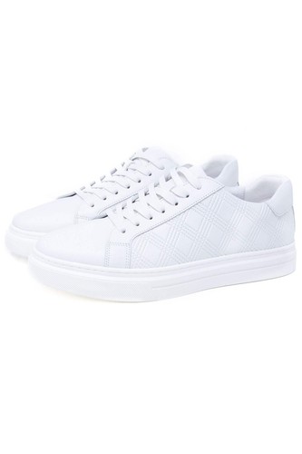 Zapatillas deportivas Barabas de cuero con cordones a cuadros para hombre 5SH09 - Imagen 69 de 73