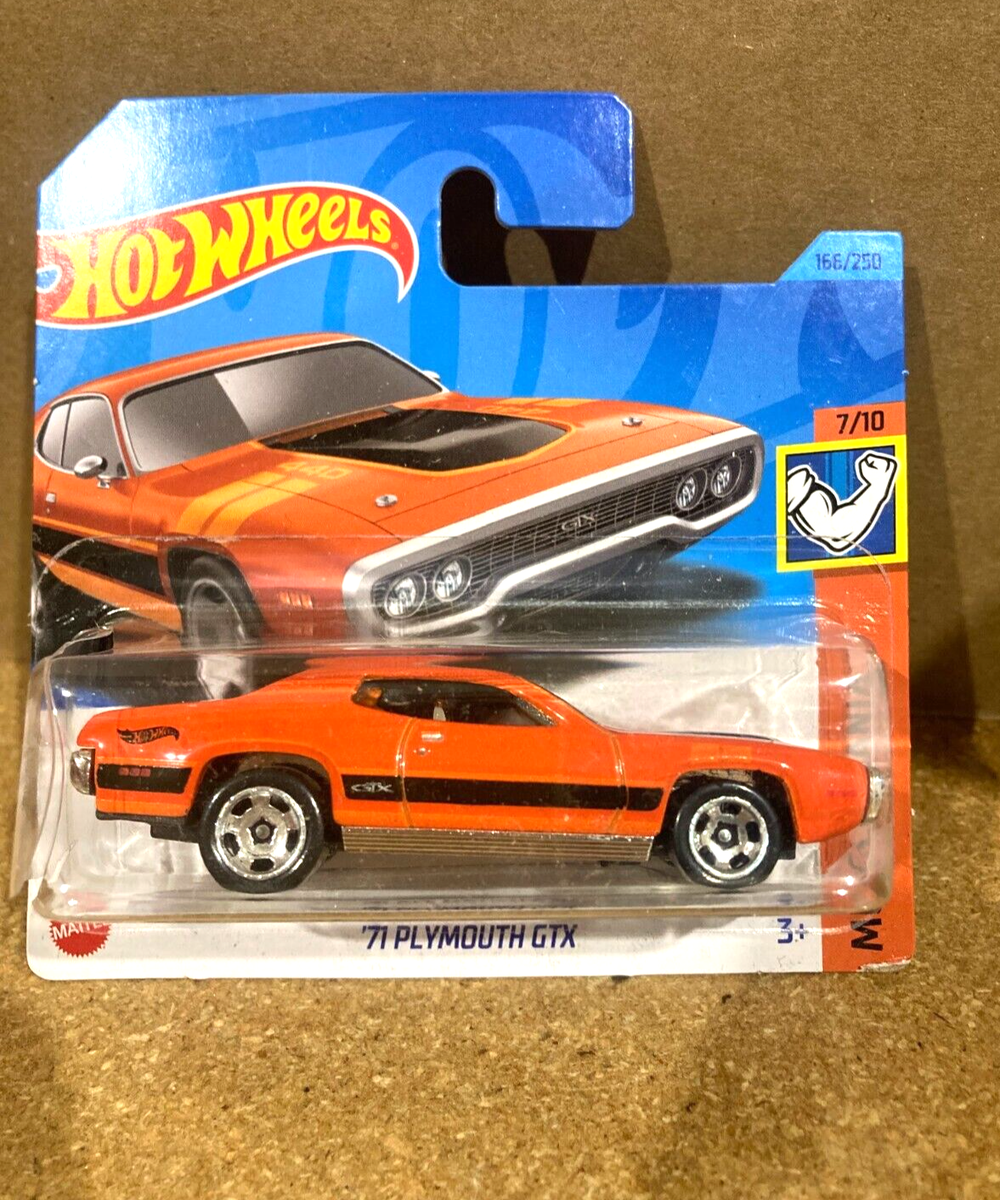 Hot Wheels Muscle Mania 7/10 '71 Plymouth GTX 166/250 Orange