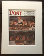 Norman Rockwell "The Outing" 11x14 Matted Art Print-Post Cover 1947