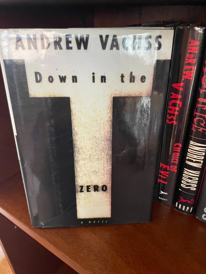 Andrew Vachss Hardcover Set 10 Burke Novels Shella ~Only Child ~Down in the Zero Foto 4 de 4