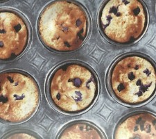 Blueberry muffins Bake Shop baking kitchen desserts Kanvas fabric