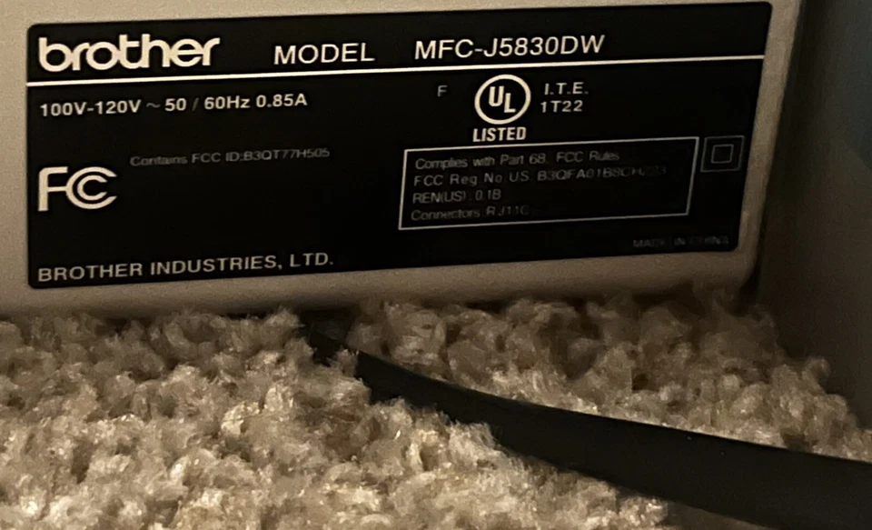 Brother MFC-J5845DW Inkjet All-In-One Print and Scanner - Image 2 of 2