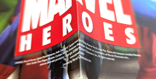Vintage 2006 Marvel Heroes Activity Book Coloring (Unused) W/ Poster, Stickers - Imagen 8 de 19
