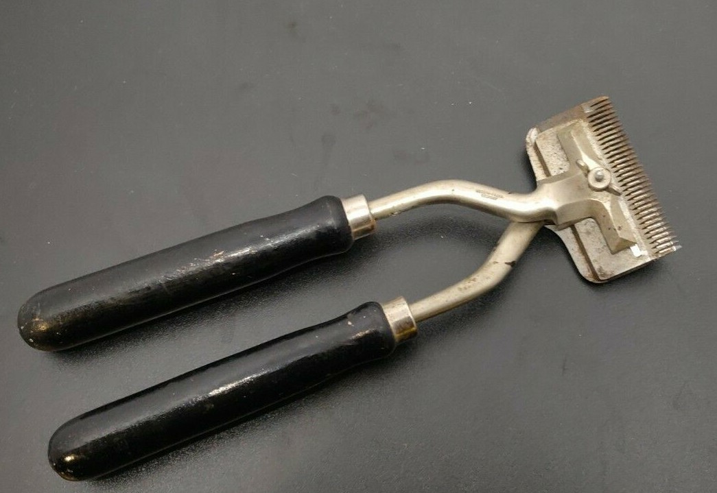 MISDOMFRANK VINTAGE German HAIR CLIPPERS / WOOD HANDLES eBay