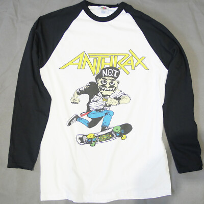 Anthrax Hardcore Rock Metal Long Sleeve Baseball T-shirt Unisex S-3XL