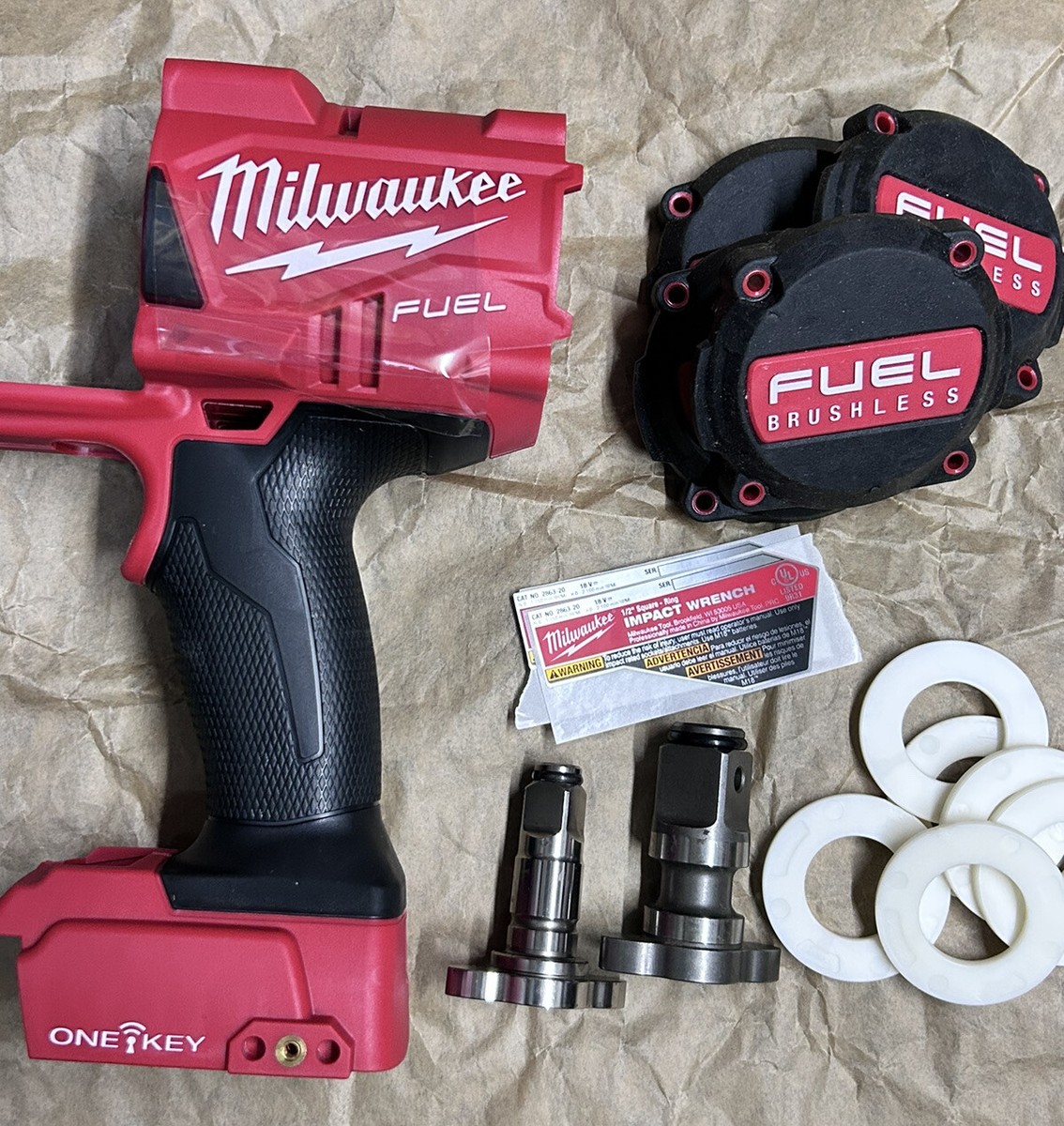 Parts for milwaukee ONEFHIWF12 (2863), ONEFHIWF34 (2864) impact