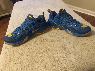Nike LeBron 12 Low “Entourage” Blue/Yellow Sneakers Size Men’s 11.5 s-l400.jpg main image 2