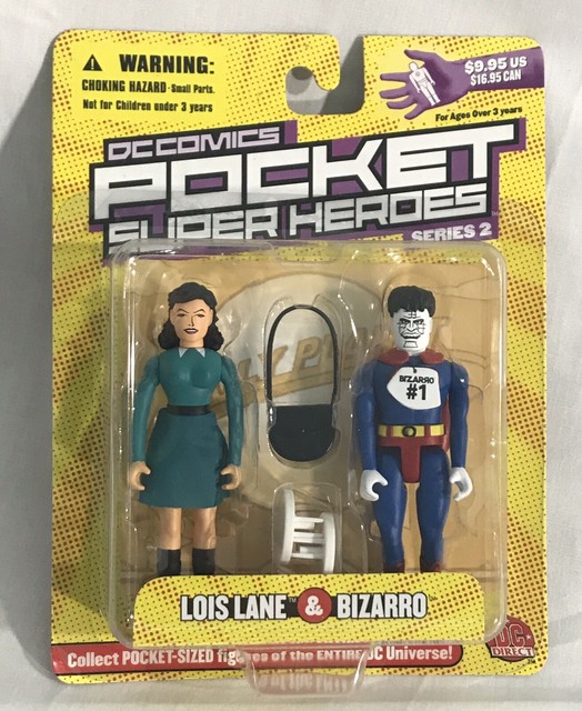 DC Direct Comics Pocket Super Heroes Series 2 Lois Lane & Bizarro Figures for sale online eBay