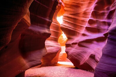 Antelope Canyon Photography Print: Arizona Slot Canyon Desert Southwest Photo