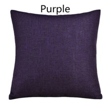 UK 16" 18" 20" 22" Large Plain Linen Cushion Cover Pillow Case Home Decor Stock