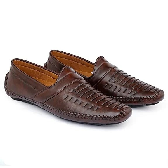 Mens Mojari Nagra Jutti ethnic faux leather loafer US size 7 11