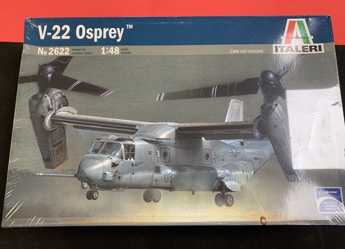 Italeri Maßstab 1:48 V-22 Osprey Modellbausatz #2622 Neu in OVP - Bild 2 von 8