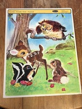 1966 Whitman Walt Disney's Bambi frame tray puzzle- 4507