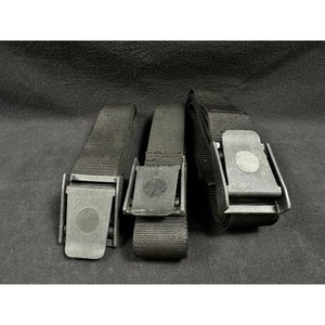 Qty. 3 Polyester Straps With Plastic Cam Buckle 140" x 2"