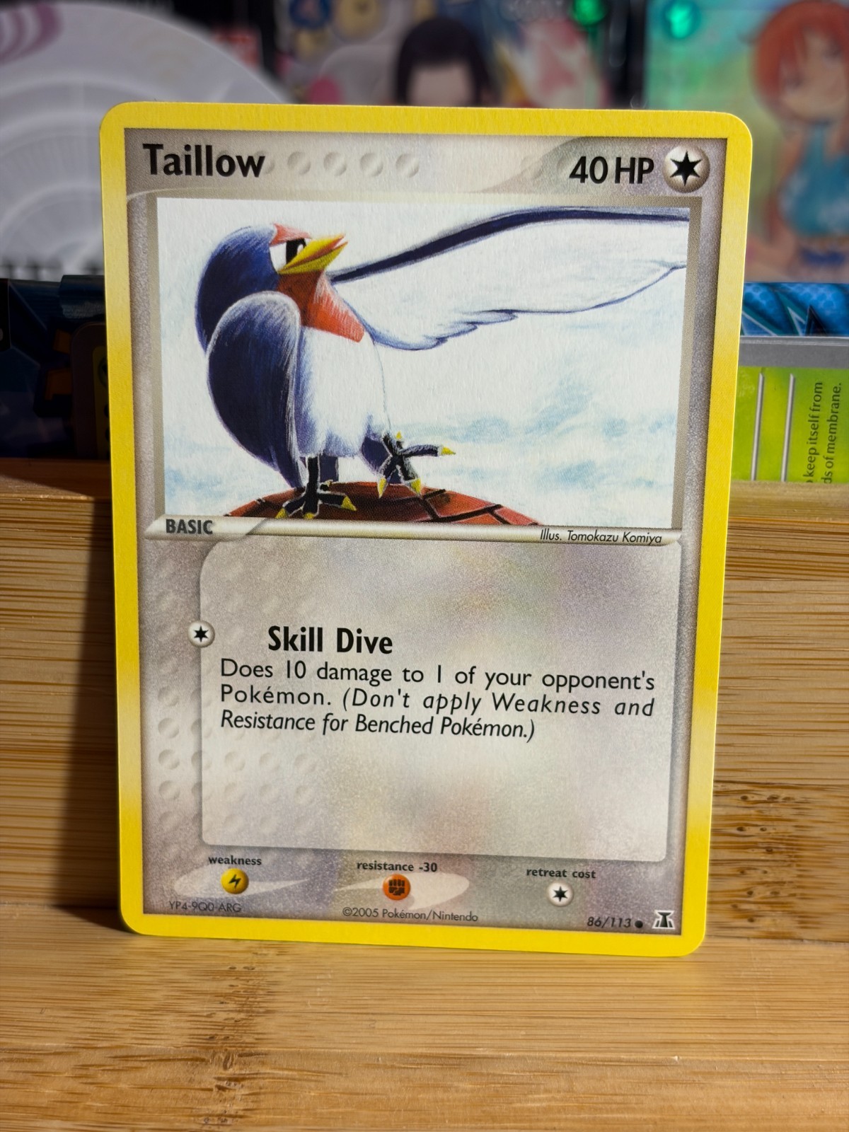 TAILLOW 86/113 EX Delta Species Vintage Unlimited Regular Pokemon TCG Near Mint