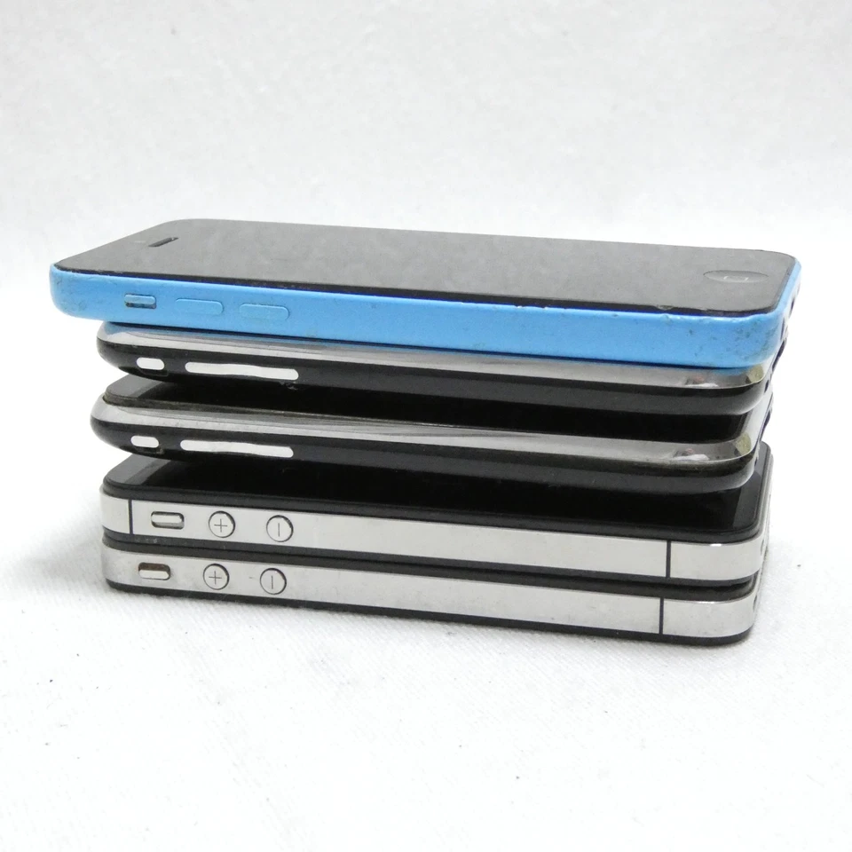 HS POUR PIECES / LOT 10 TELEPHONES APPLE IPHONE SAMSUNG POUR REPARATION - Photo 3/4