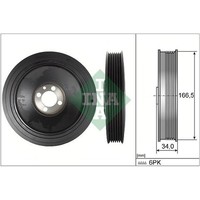 Schaeffler INA 544 0150 10 Riemenscheibe, Kurbelwelle