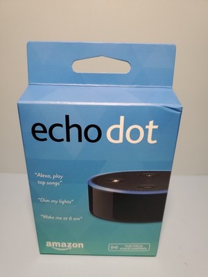Amazon Echo Dot (2nd Generation) Smart Speaker - Black- BRAND NEW - SEALED