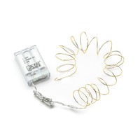 Konstsmide Weihnachtsbeleuchtung Micro LED Lichterkette 20 WarmweißE Dioden GL2